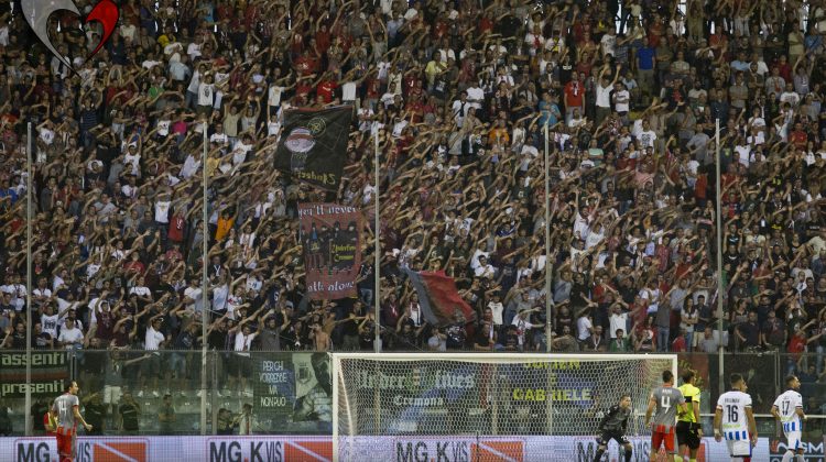 Ascoli-Cremonese, le immagini dei tifosi