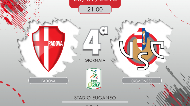 Padova-Cremonese 1-1, tabellino e cronaca