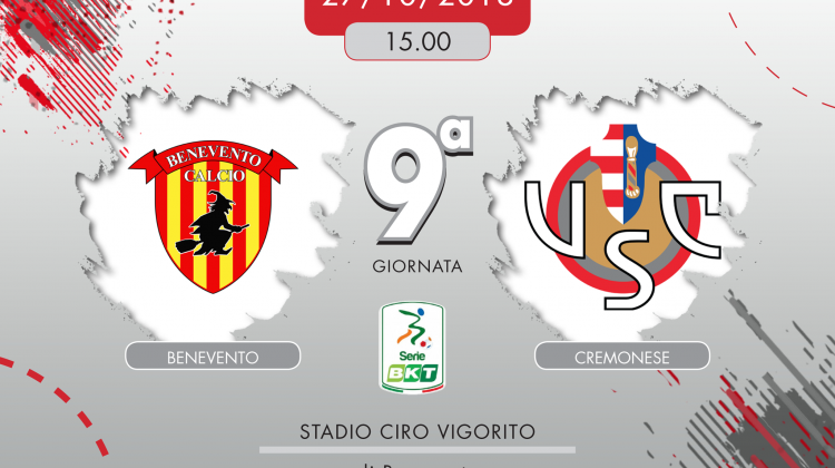 Benevento-Cremonese 2-1, tabellino e cronaca