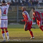 Piccolo esulta gol cremo perugia