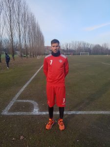 Strizzolo in allenamento