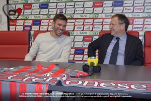 Strizzolo presentazione Cremonese con Armenia