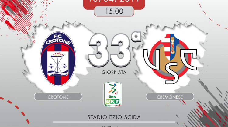 Crotone-Cremonese 0-0, tabellino e cronaca
