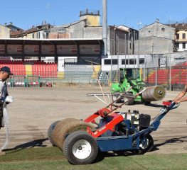 Stadio Zini quasi pronto: le foto della rizollatura