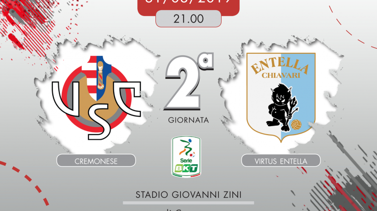 Cremonese-V. Entella 0-1, tabellino e cronaca