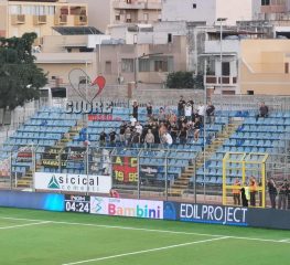 Trapani-Cremonese, le foto dei tifosi grigiorossi