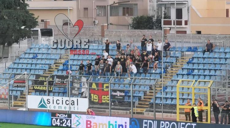 Trapani-Cremonese, le foto dei tifosi grigiorossi