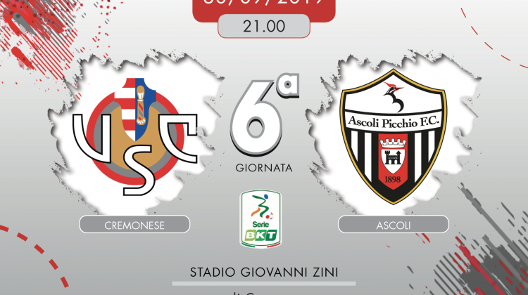 Cremonese-Ascoli 1-0, tabellino e cronaca