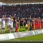Serie B cremonese-crotone squadre in campo