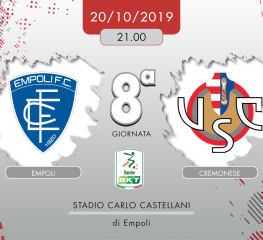 Empoli-Cremonese 1-1, tabellino e cronaca