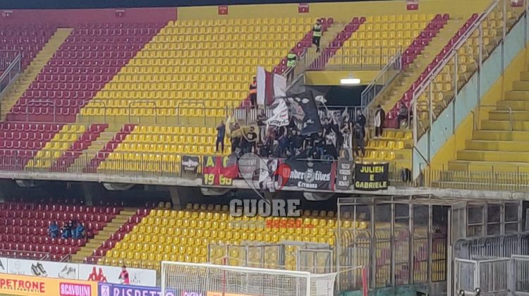 Benevento-Cremonese, le foto dei tifosi