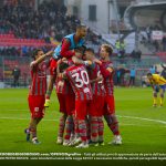 esultanza gruppo cremonese cremo salernitana gol ciofani fotografie