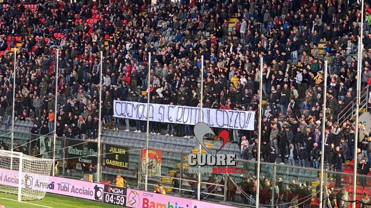 Tifo organizzato, protesta in attesa di risultati positivi