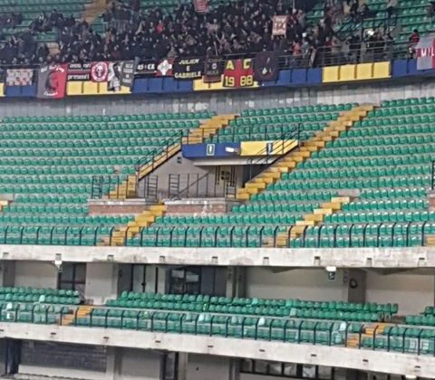 Chievo-Cremonese, ecco le foto dei tifosi grigiorossi