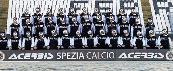 Rinvio Cremo-Spezia, i liguri scherzano: «Abbiamo preso le pinne…»