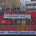ospiti striscione cremo venezia tifosi