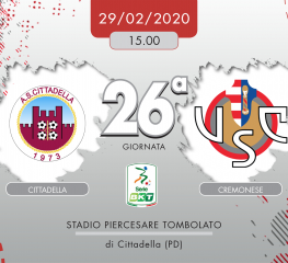 Cittadella-Cremonese 0-0, tabellino e cronaca