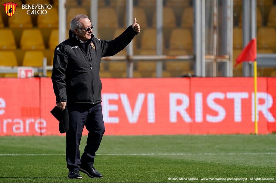 Benevento, Vigorito: «Senza la promozione, lascio»