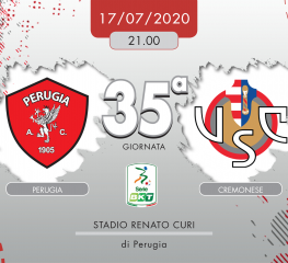 Perugia-Cremonese 0-0, tabellino e cronaca