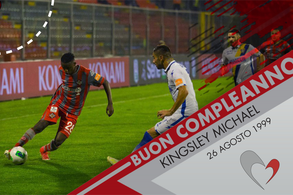 Tanti auguri a Kingsley, centrocampista grigiorosso