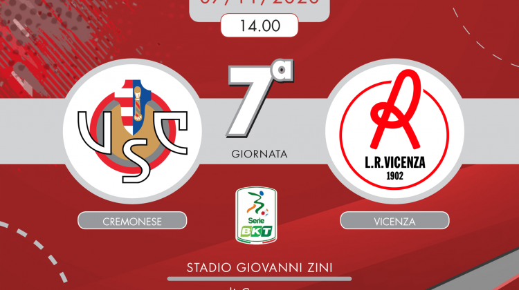 Cremonese-Vicenza 0-1, tabellino e cronaca