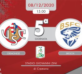 Cremonese-Brescia 2-2, tabellino e cronaca