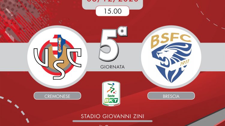 Cremonese-Brescia 2-2, tabellino e cronaca