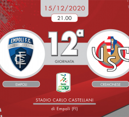 Empoli-Cremonese 1-0, tabellino e cronaca