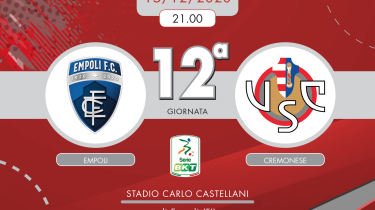 Empoli-Cremonese 1-0, tabellino e cronaca