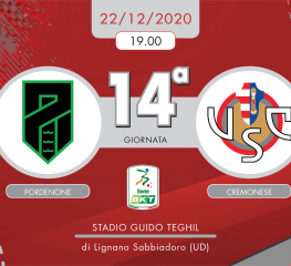 Pordenone-Cremonese 1-2, tabellino e cronaca