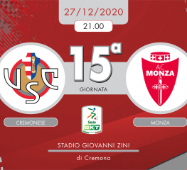 Cremonese-Monza 0-2, tabellino e cronaca