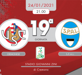 Cremonese-Spal 1-1, tabellino e cronaca