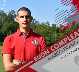 Tanti auguri a Pinato, centrocampista grigiorosso
