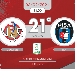Cremonese-Pisa 2-1, tabellino e cronaca