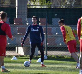 Cremo già in campo in vista del match contro il Chievo