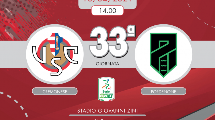 Cremonese-Pordenone 2-1, tabellino e cronaca