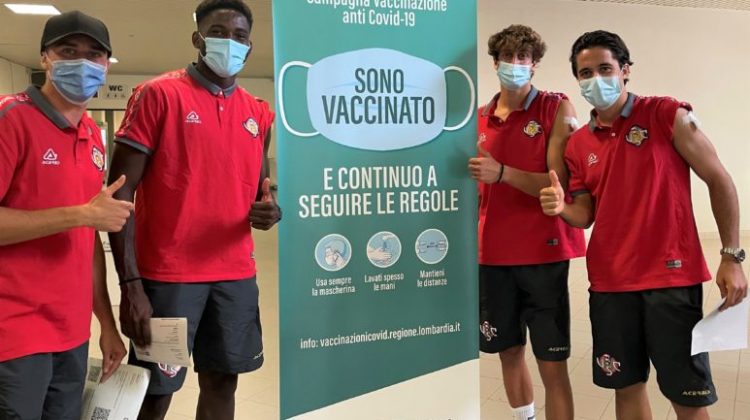 Cremo, prosegue la campagna vaccinale dei grigiorossi