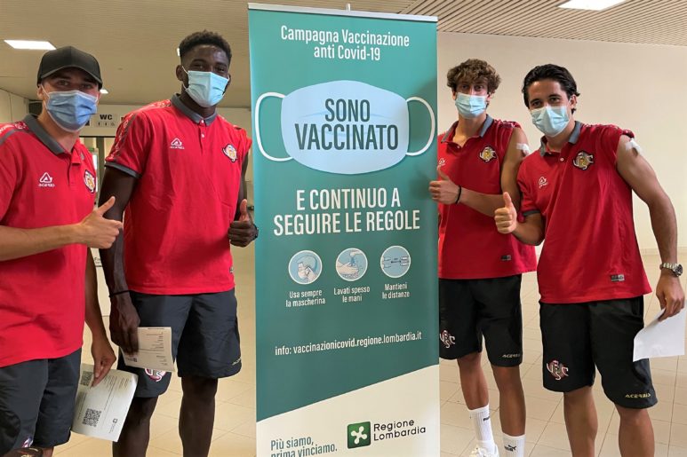 Cremo, prosegue la campagna vaccinale dei grigiorossi