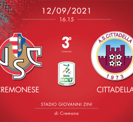 Cremonese-Cittadella 2-0, tabellino e cronaca