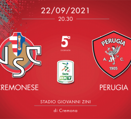 Cremonese-Perugia 0-3, tabellino e cronaca