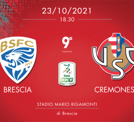 Brescia-Cremonese 1-0, tabellino e cronaca