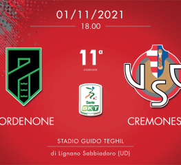 Pordenone-Cremonese 2-2, tabellino e cronaca