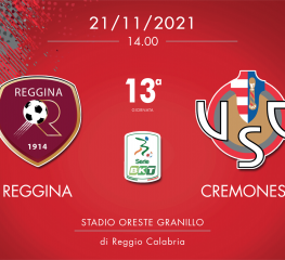 Reggina-Cremonese 1-2, tabellino e cronaca