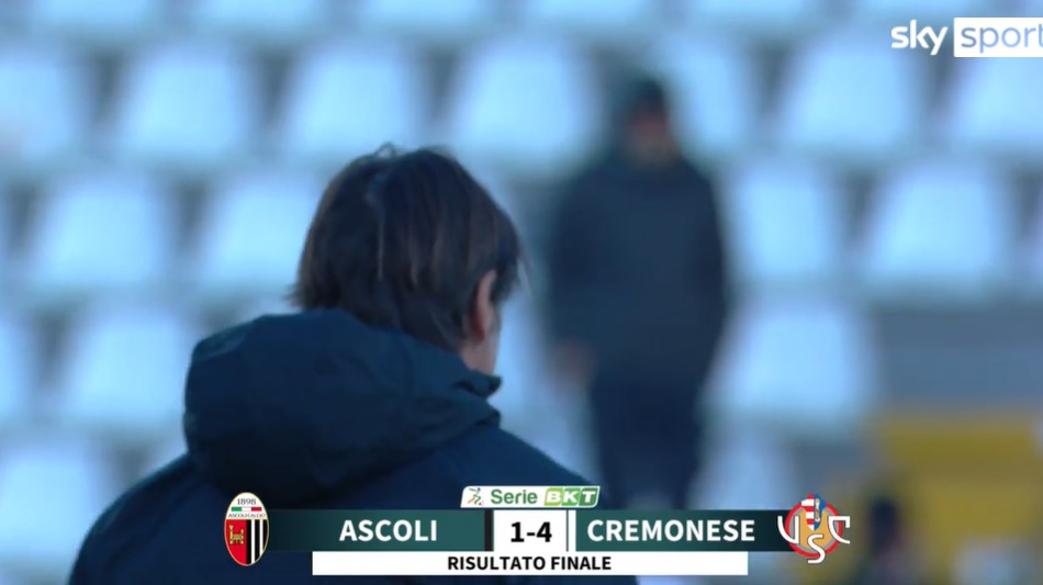 Ascoli-Cremonese 1-4, gli highlights della partita