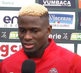 Crotone, Kargbo: «A Cremona più cattivi e concreti»