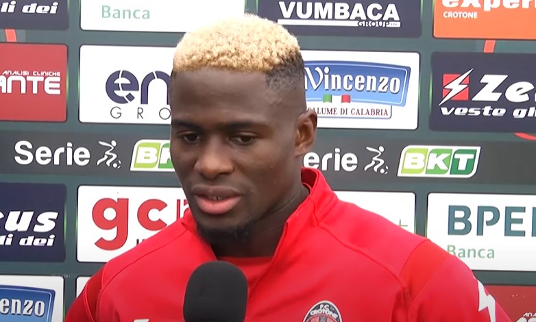 Crotone, Kargbo: «A Cremona più cattivi e concreti»