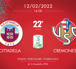 Cittadella-Cremonese 0-2, tabellino e cronaca