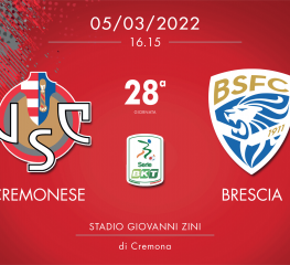 Cremonese-Brescia 2-1, tabellino e cronaca