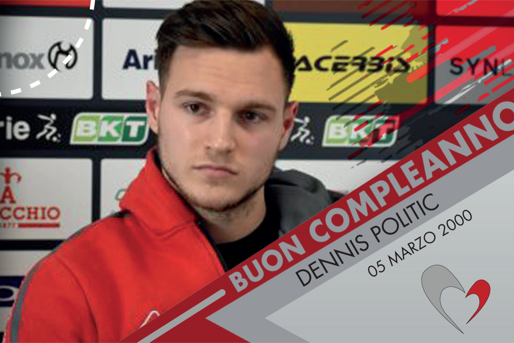 Auguri a Politic, giovane ex esterno grigiorosso