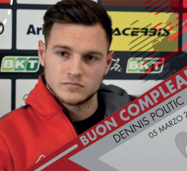 Auguri a Politic, giovane ex esterno grigiorosso